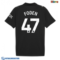 Fotballdrakt Herre Manchester City Phil Foden #47 Bortedrakt 2025-26 Kortermet